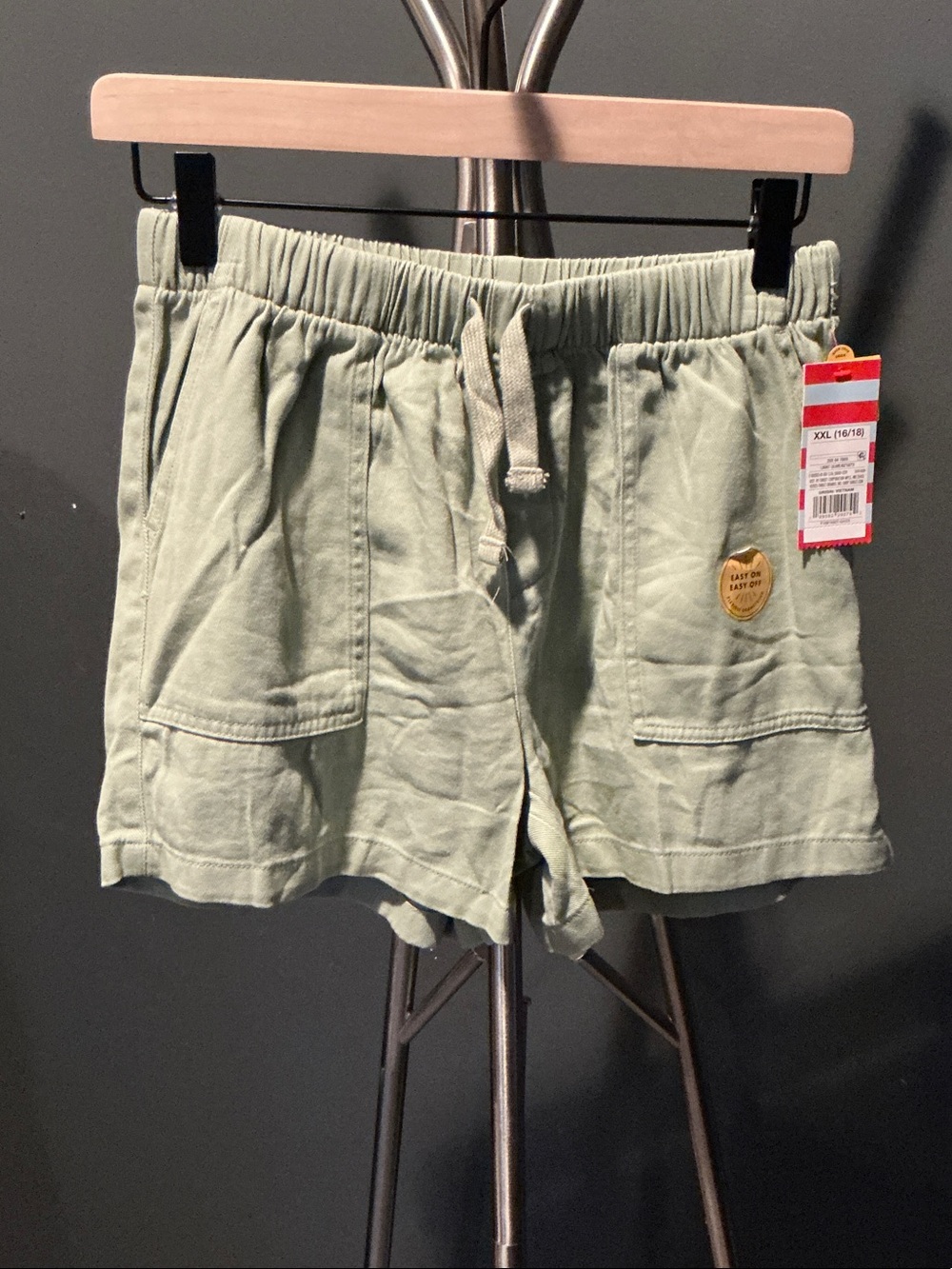 Cat & Jack Sage Green Elastic Waist Athletic Shorts